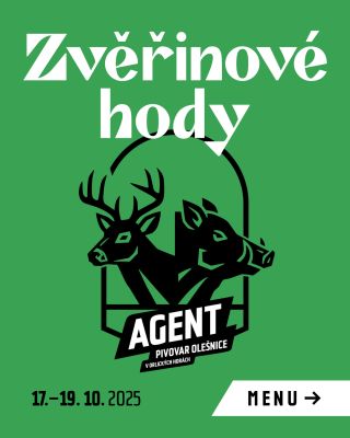 Zvěřinové hody u AGENTA 💥🍻🍽 od pátku 17. do neděle 19. října Vás zveme do naší restaurace na vytuněnou podzimní akci Kromě...